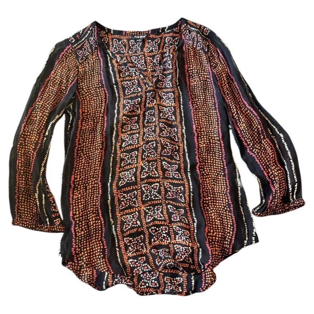 Lucky Brand Abstract Print Top